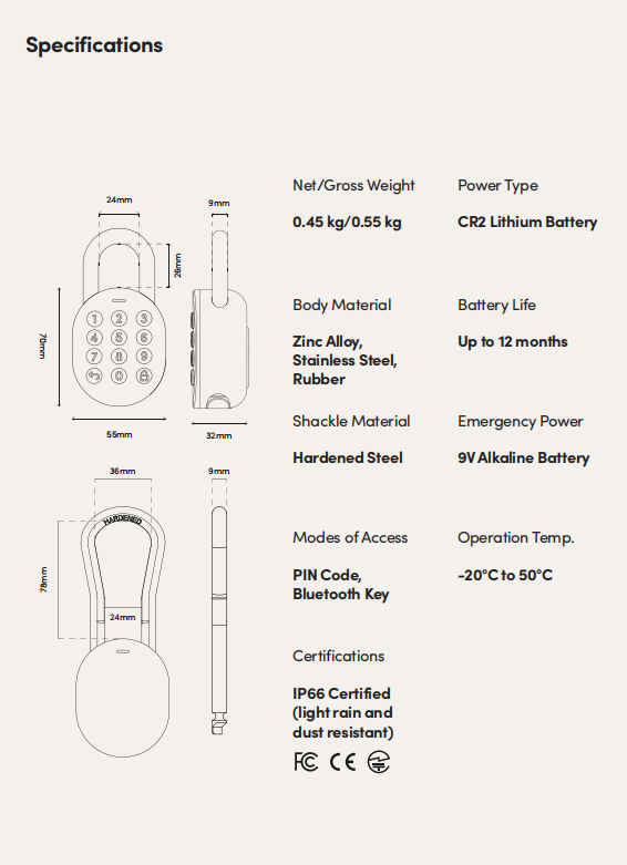 igloohome padlock 13